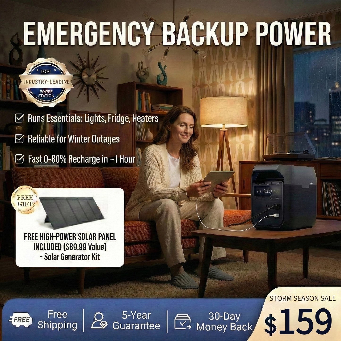 Stay Powered Anywhere: Fast Charge + 1,800W Output = Unstoppable Energy