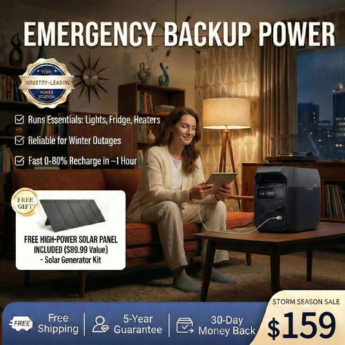 Stay Powered Anywhere: Fast Charge + 1,800W Output = Unstoppable Energy