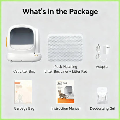 Self-Cleaning Cat Litter Box – App-Controlled, Extra-Large 75L Low-Entry for Multi-Cat Homes