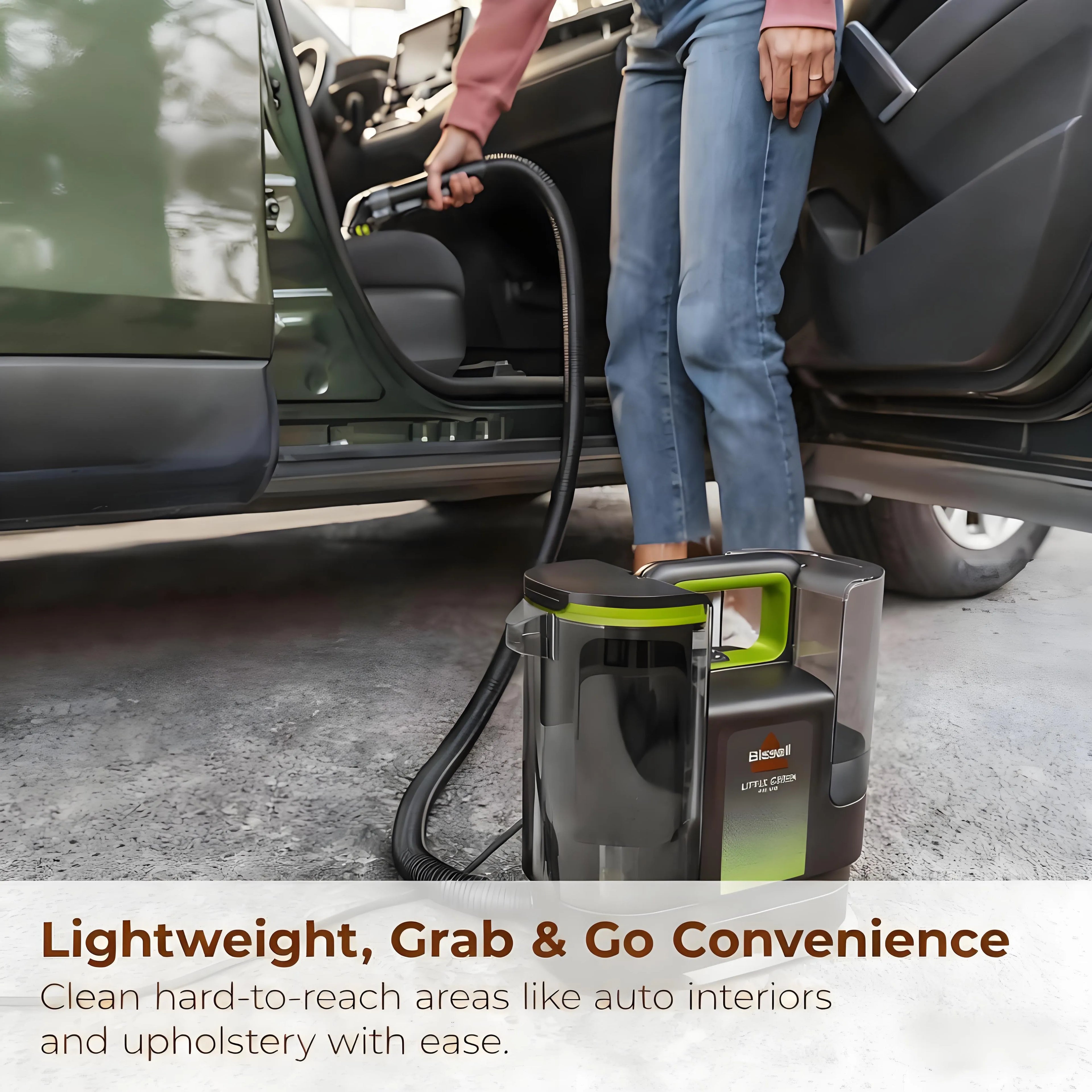 Powerful Suction with Self-Cleaning Tool - Stain Remover for Pet Families