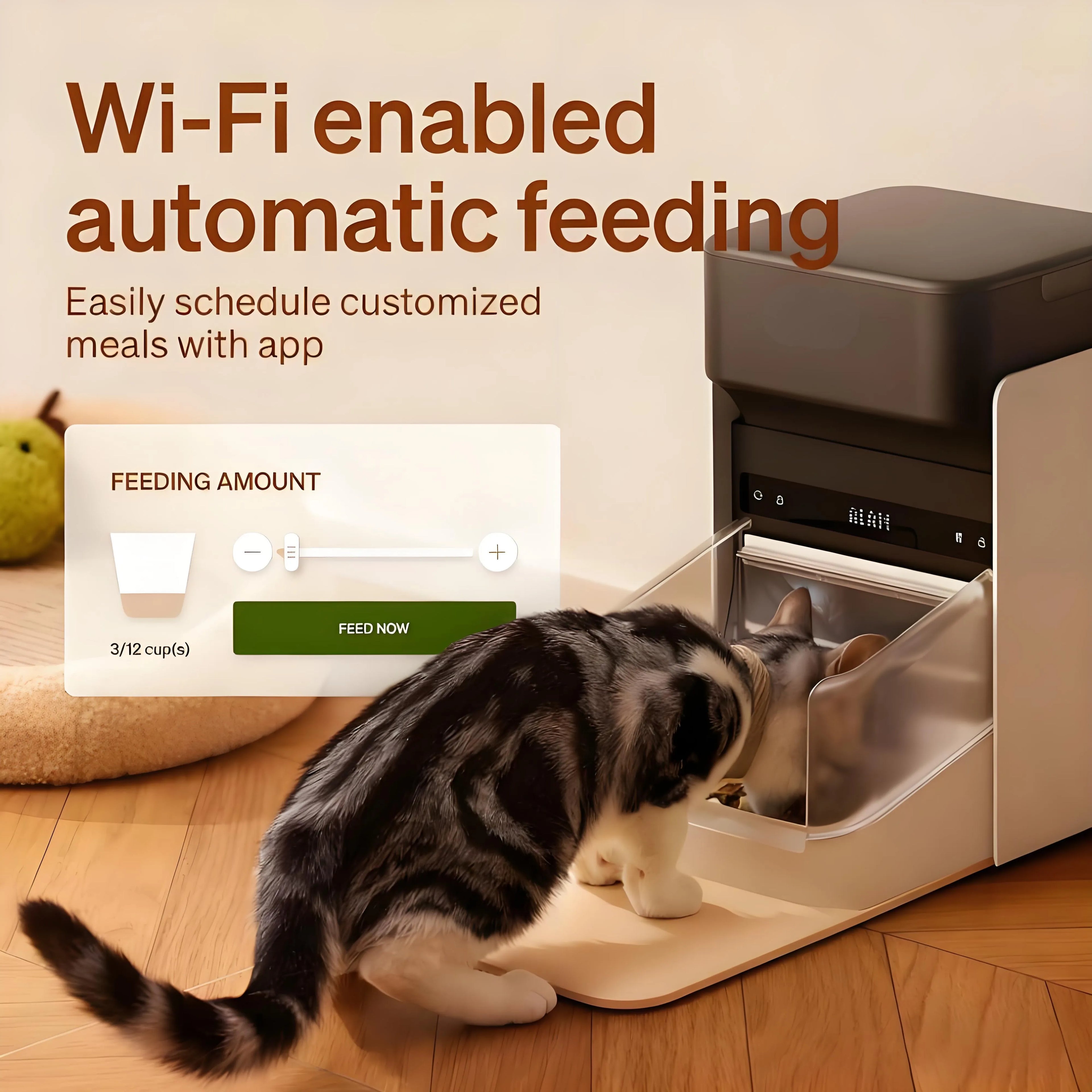 Personalized Feeding with Cat Recognition & Freshness Protection