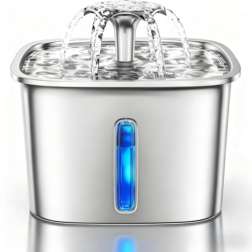 Award-Winning Stainless Steel Pet Water Dispenser - Large Capacity & 5-Stage Filtration