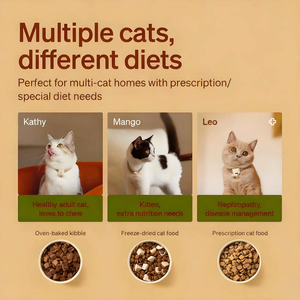 Personalized Feeding with Cat Recognition & Freshness Protection