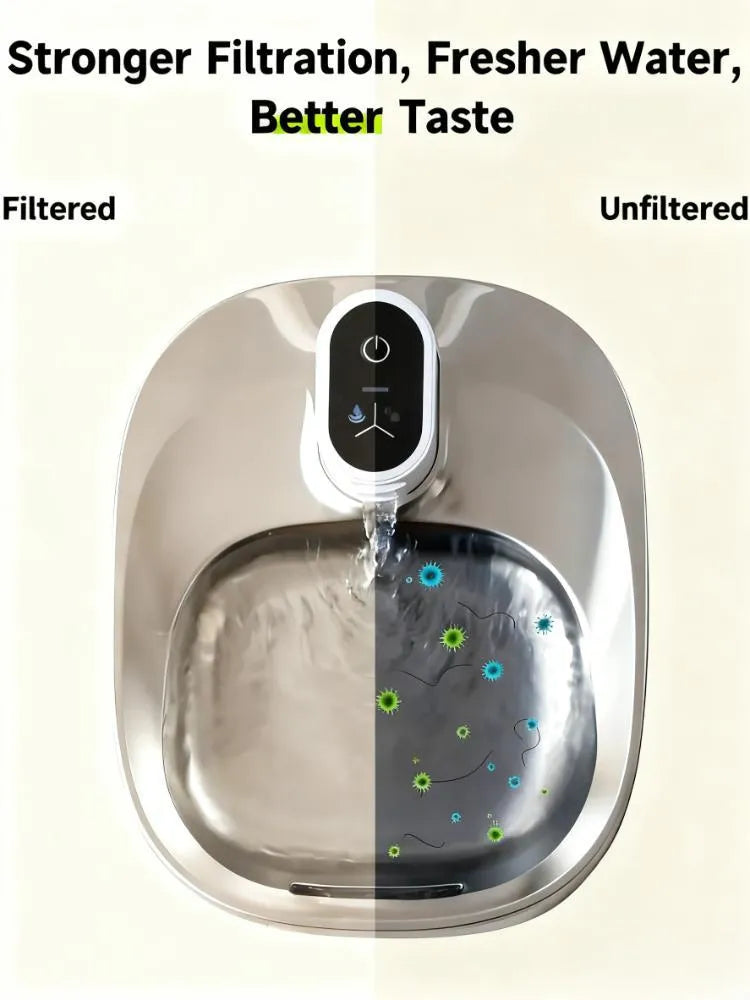 8-Pack Water Fountain Filters, 6-Layer with Pre-Filter Sponge, Universal Fit