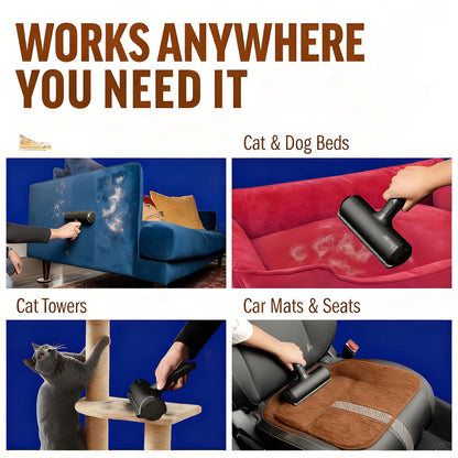 Pet Hair Roller - Effective, Reusable, Suitable for Furniture & Cars