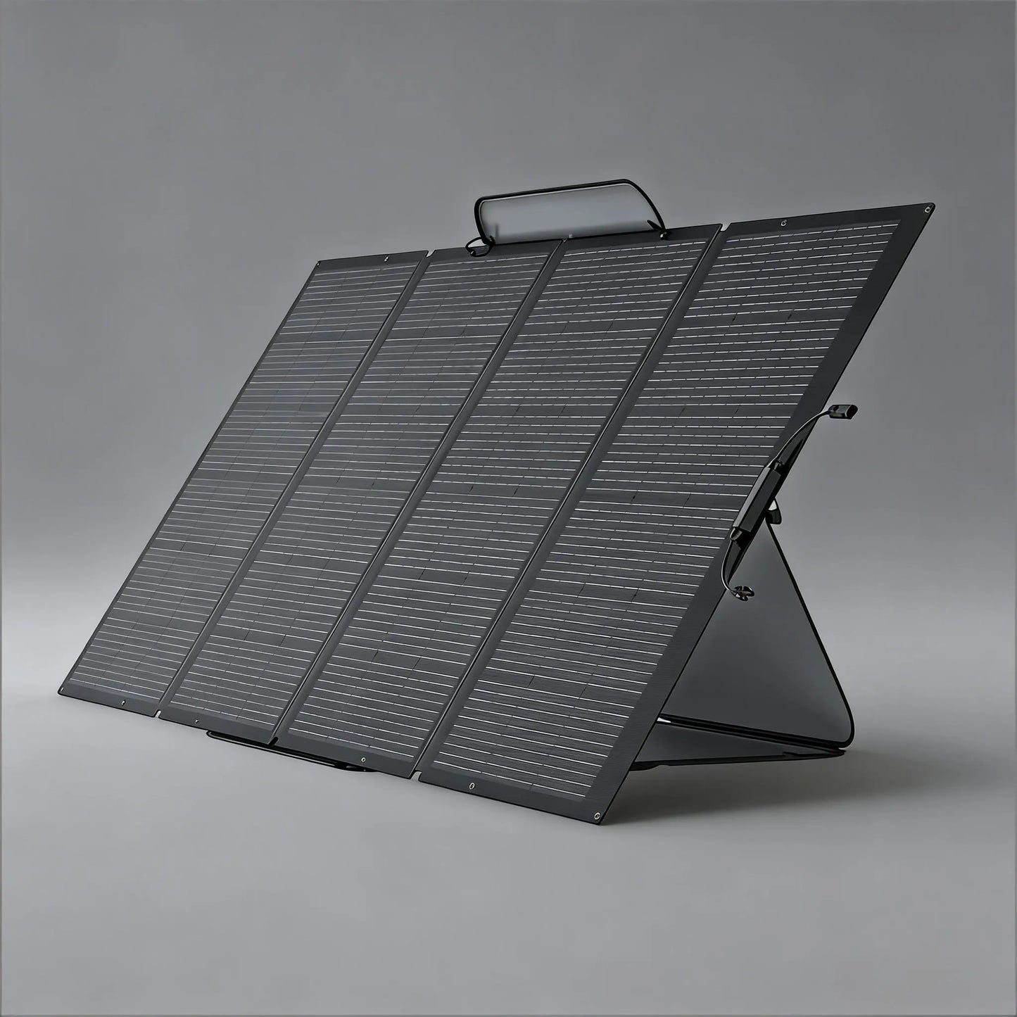 400W Portable Solar Panel, Foldable, IP68 Waterproof with Stand